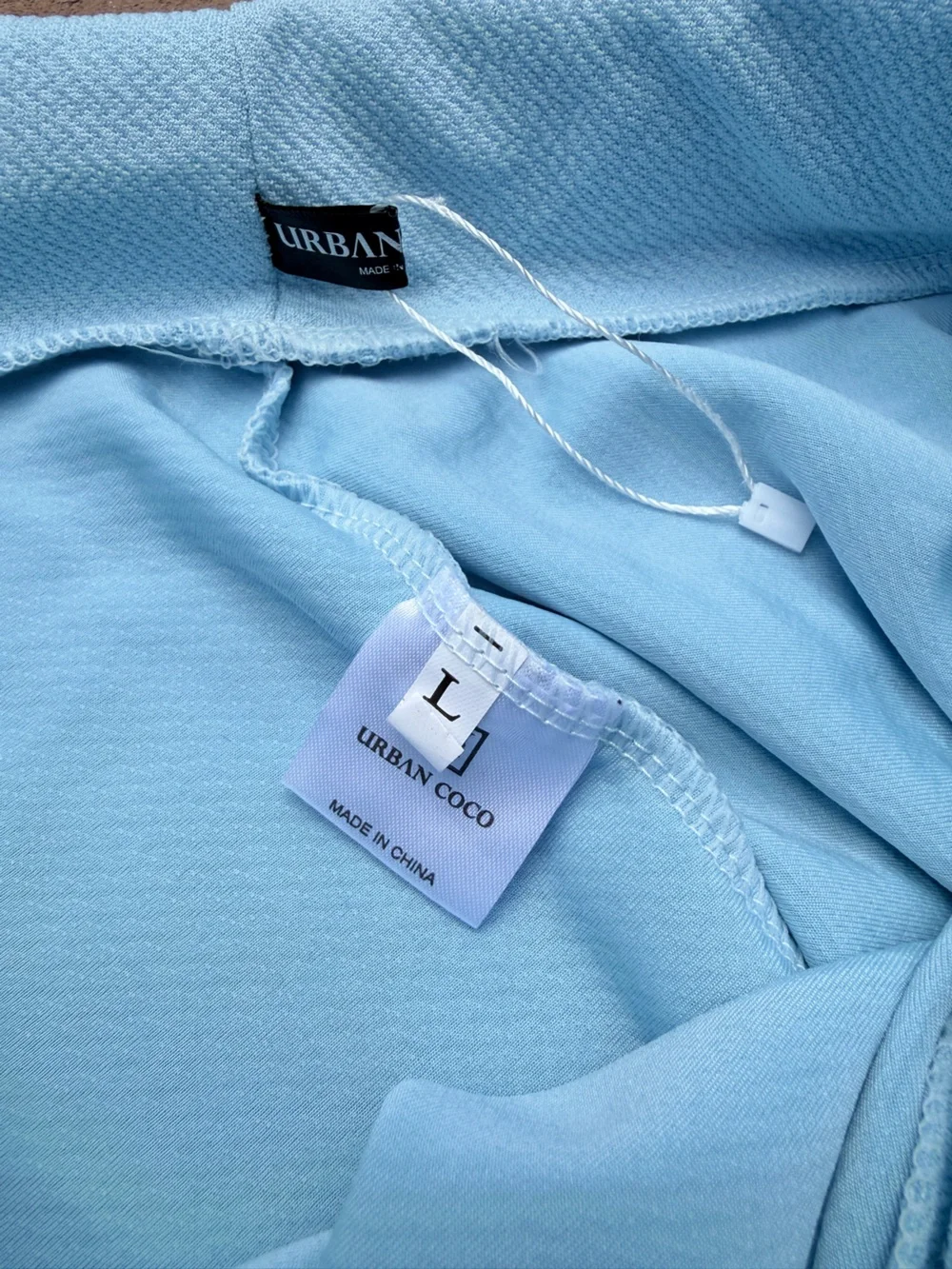 UrbanCoCo Light Blue Flared Skater Skirt - Women